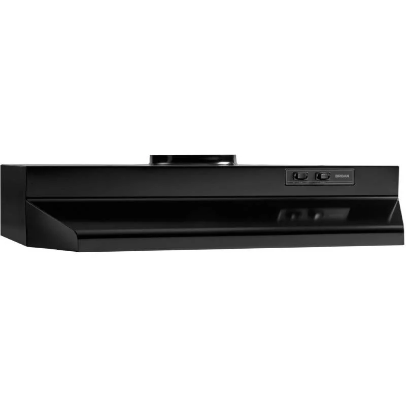 Broan-BUEZ230BL-Black-30_-Ducted-Under-Cabinet-Range-Hood-1