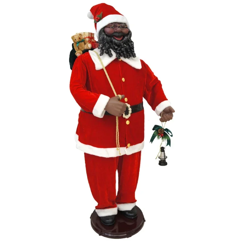 Christmas-Time-58-African-American-Santa-Beard-with-Toy-Sack-and-Lantern-1