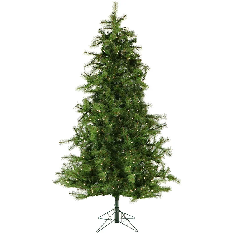 Christmas-Time-6-5ft-Colorado-Pine-with-Green-Christmas-Tree-Clear-LED-Light-EZ-Connect