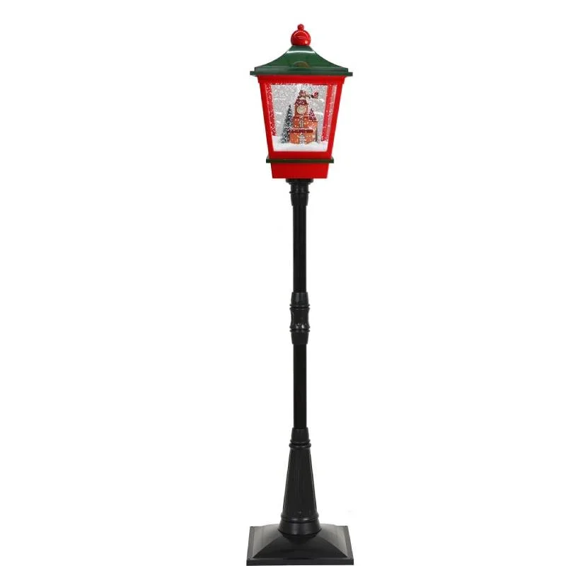 Christmas-Time-72-Snowing-Verticial-Streetlamp-with-Flying-Snowing-Santa-Scene-1