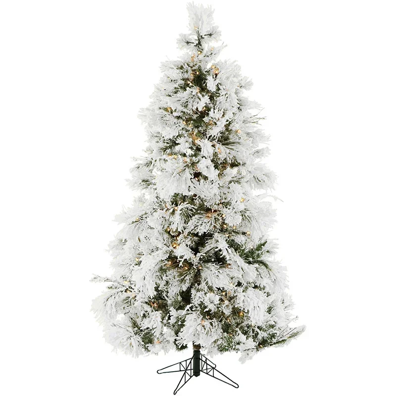 Christmas-Time-Snowy-4ft-Frosted-Fir-Christmas-Tree-with-Warm-White-LED-Lights