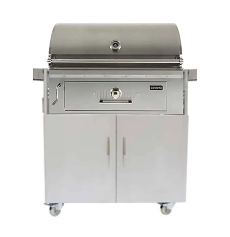 Coyote-36-inch-Freestanding-Stainless-Steel-Charcoal-Grill