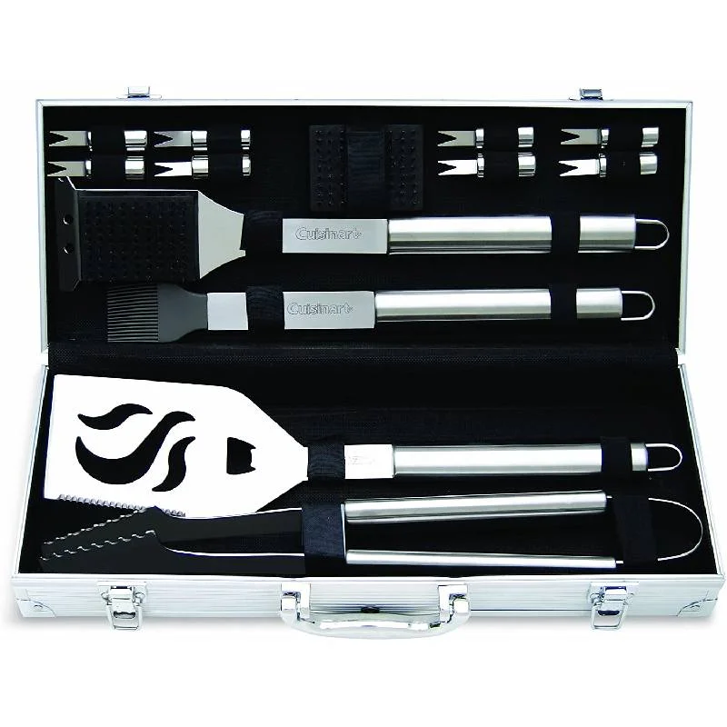 Cuisinart-14-Piece-Deluxe-Grilling-Set-w_Aluminum-Case