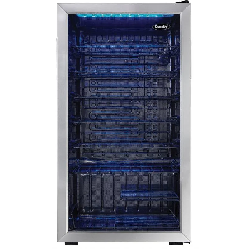Danby-DWC036A1BSSDB-6-Black-3.3-CuFt.-Single-Zone-Bottle-Wine-Cooler-1