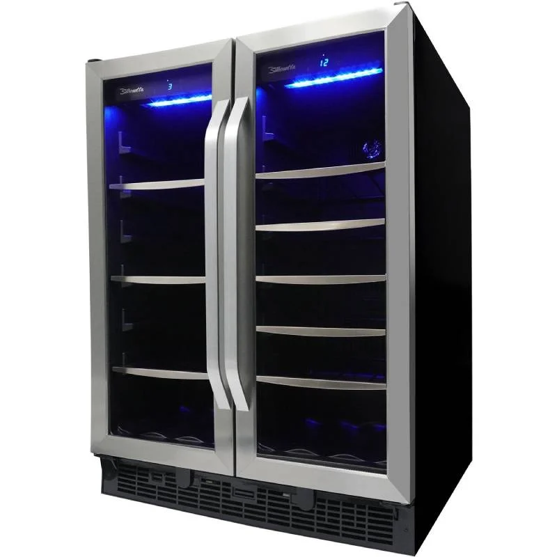 Danby-SBC051D1BSS-Silhouette-Emmental-Black_Stainless-Steel-Dual-Zone-Beverage-Center-1