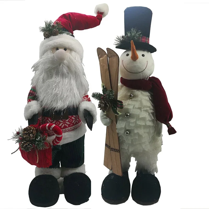 Fraser-Hill-Farm-30inc-Snowman-32inc-Santa-Set
