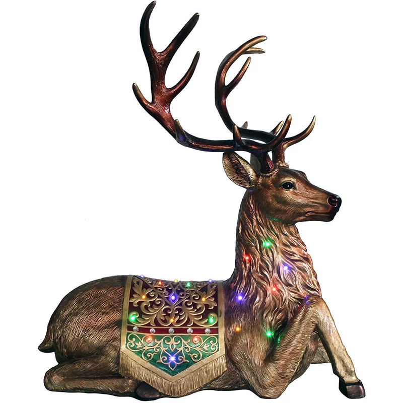 Fraser-Hill-Farm-47inc-Sitting-Deer-with-Multi-colored-LED-Lights
