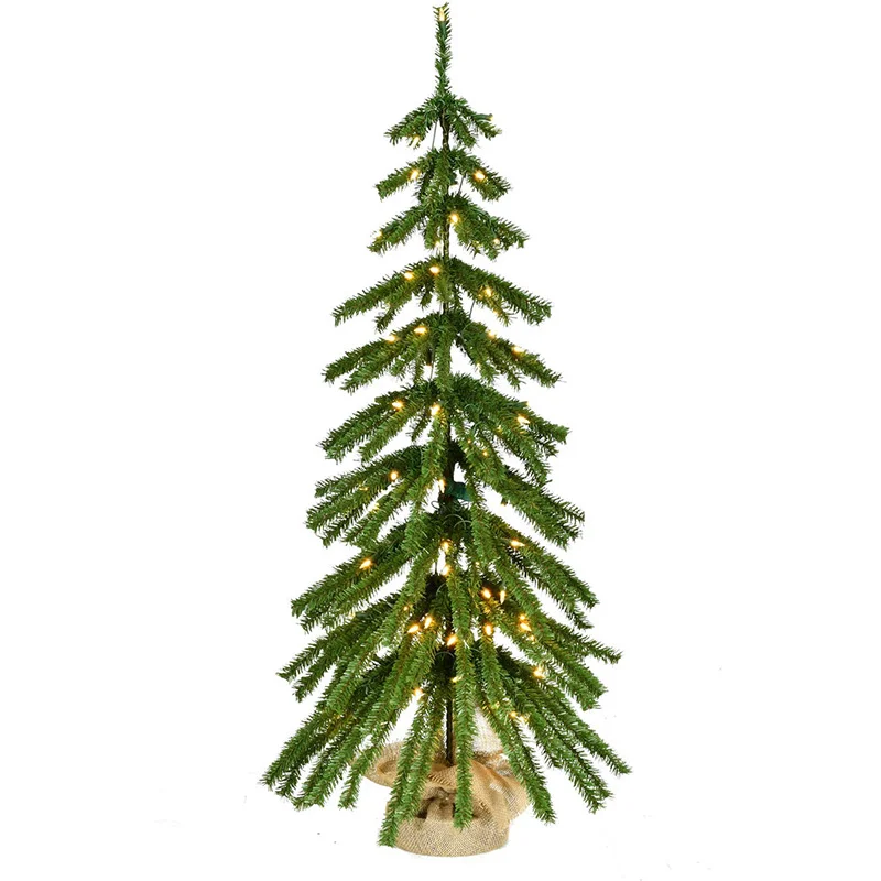 Fraser-Hill-Farm-4ft-Downswept-Farmhouse-Fir-Christmas-Tree-with-Warm-White-LED