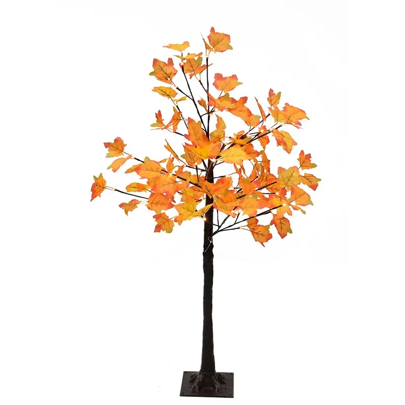 Fraser-Hill-Farm-4ft-Maple-Leaf-Harvest-Christmas-Tree-with-Warm-White-LED
