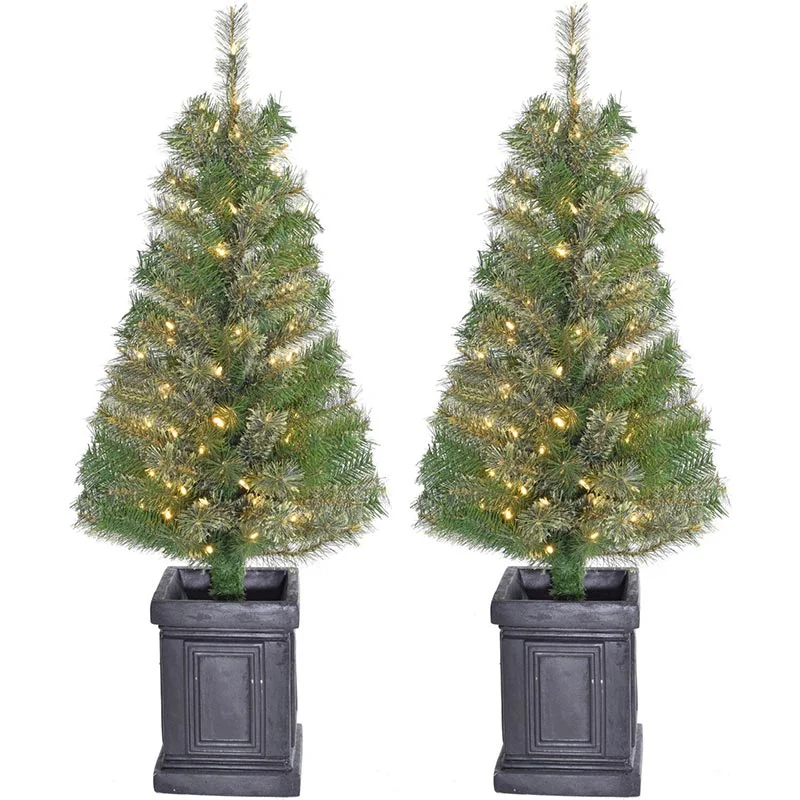 Fraser-Hill-Farm-4ft-Potted-Christmas-Tree-Set-with-Warm-White-LED