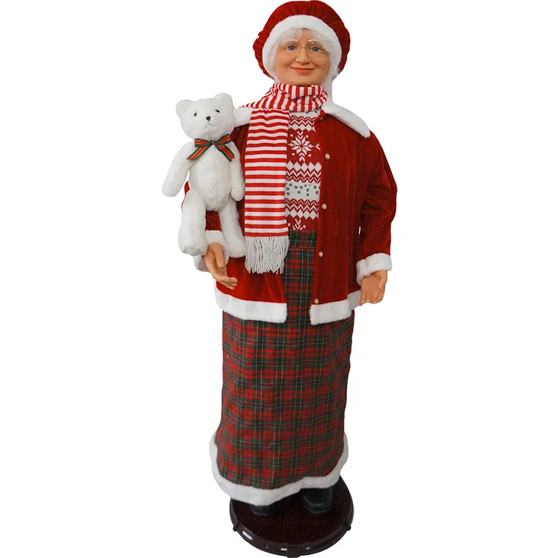 Fraser-Hill-Farm-58inc-Mrs-Claus-holding-Teddy-Bear