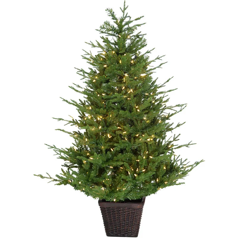 Fraser-Hill-Farm-5ft-Basket-Potted-Adirondack-Christmas-Tree-with-Clear-LED-Plug
