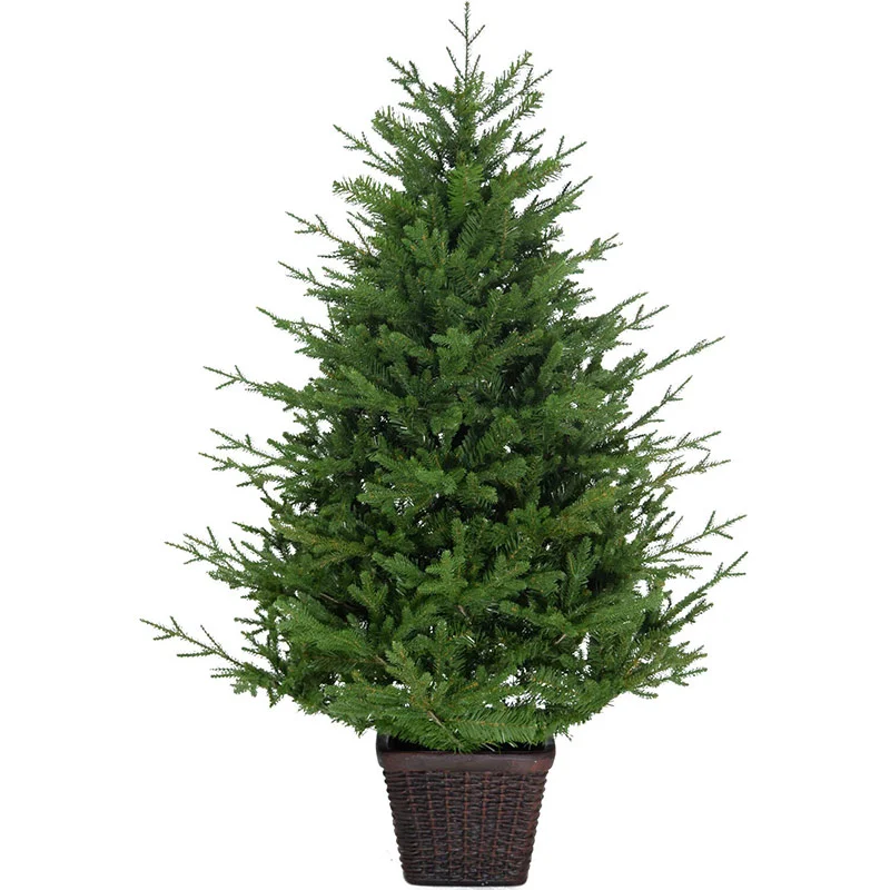 Fraser-Hill-Farm-5ft-Basket-Potted-Adirondack-Christmas-Tree-without-Light