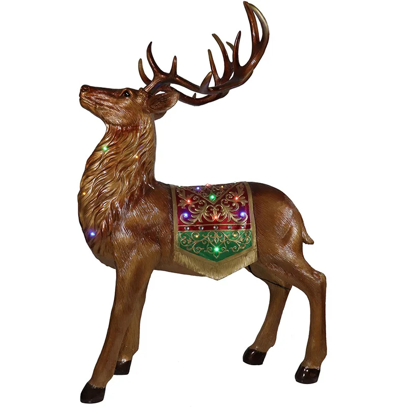 Fraser-Hill-Farm-60inc-Reindeer-with-Multi-colored-LED-Lights