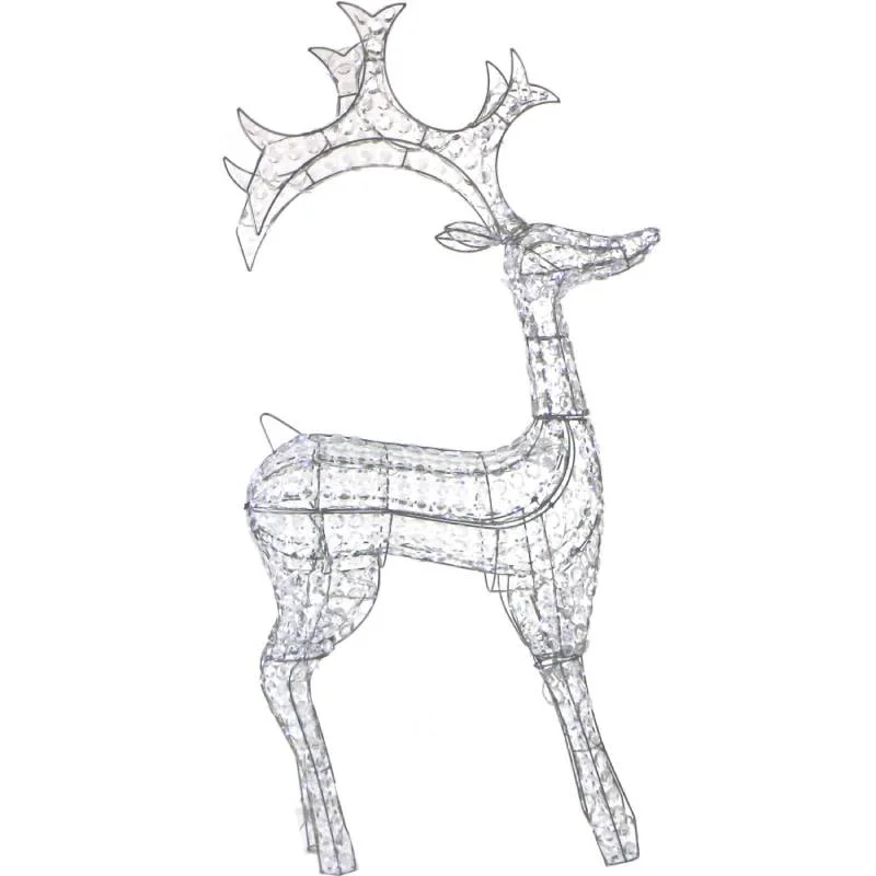 Fraser-Hill-Farm-61.5-Crystal-Reindeer-with-120-White-LED-Lights-and-Controller-1
