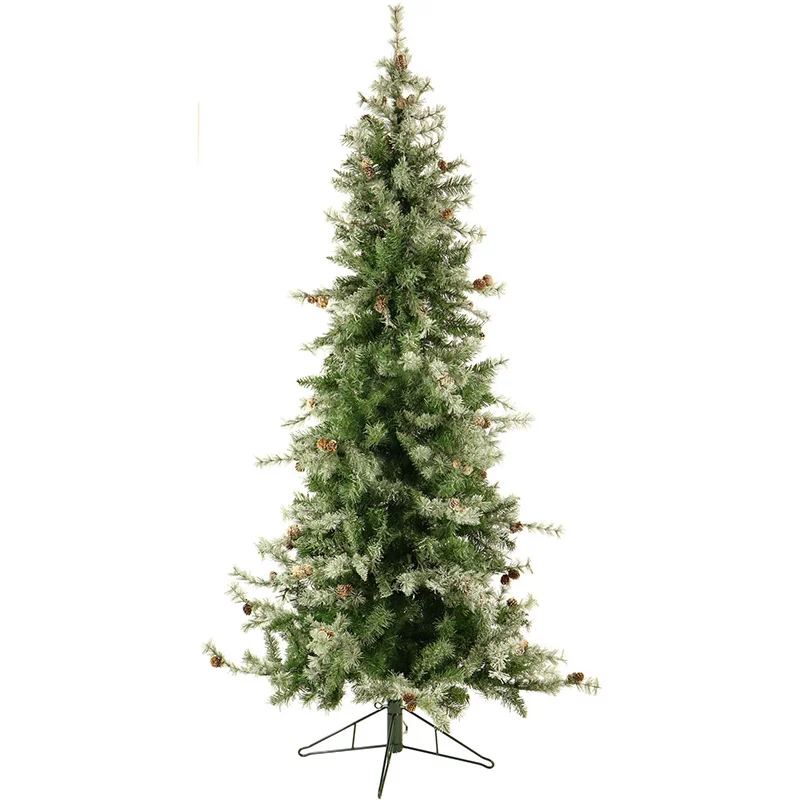 Fraser-Hill-Farm-7-5ft-Buffalo-Fir-Slim-Tree-with-8F-Multi-LED-EZ-Connect