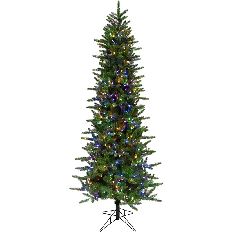 Fraser-Hill-Farm-9ft-Carmel-Pine-Christmas-Tree-with-8F-Multi-LED-Light-EZ-Connect