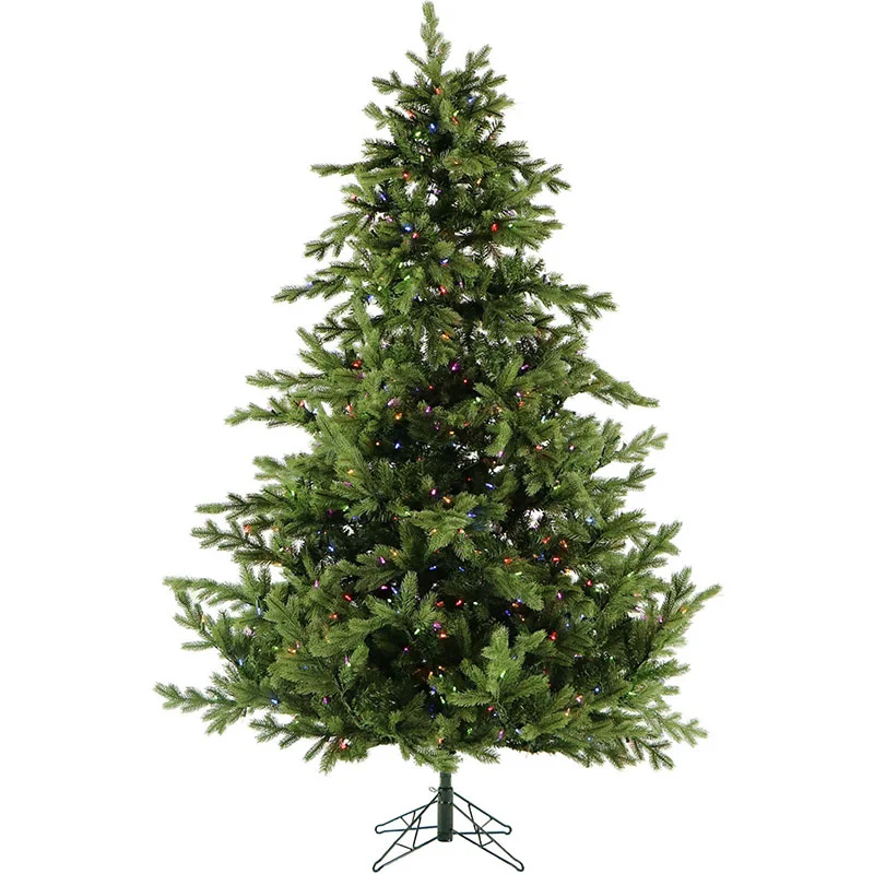 Fraser-Hill-Farm-Green-10ft-Foxtail-Pine-Christmas-Tree-with-8F-Multi-LED-Lights-EZ-Connect