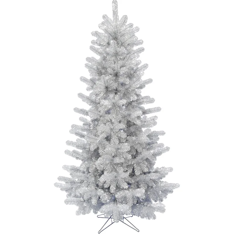 Fraser-Hill-Farm-Silver-7ft-Festive-Christmas-Tree-without-Lights
