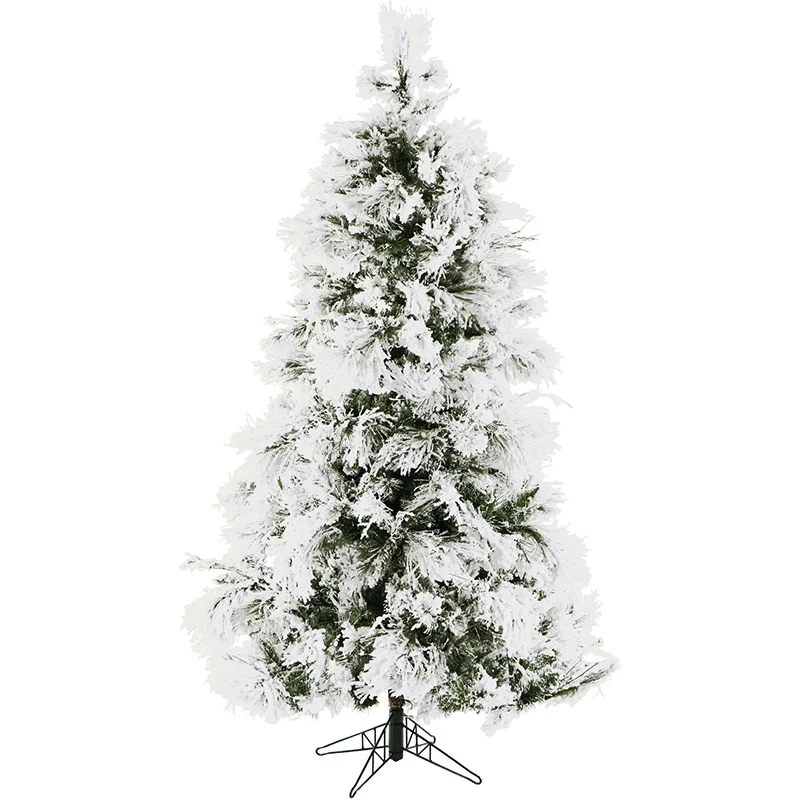 Fraser-Hill-Farm-Snowy-10ft-Pine-Christmas-Tree-without-Lights