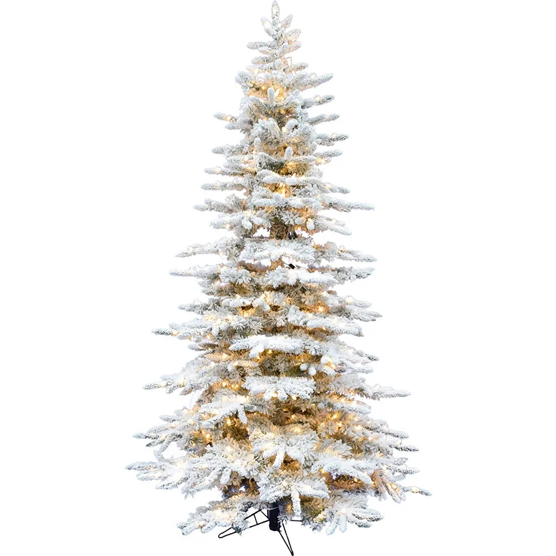 Fraser-Hill-Farm-Snowy-7-5ft-Mountain-Pine-Tree-with-Clear-Smart-Light-EZ-Connect