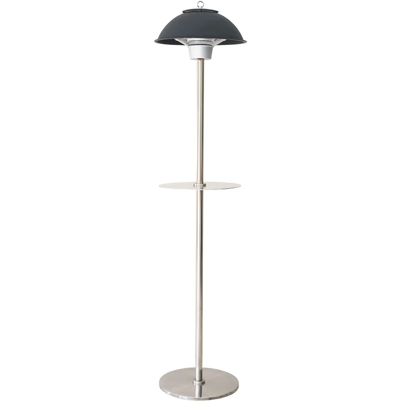 Hanover-6-8inc-Black-Electric-Infrared-Carbon-Stand-Lamp-with-Two-Heat-Levels