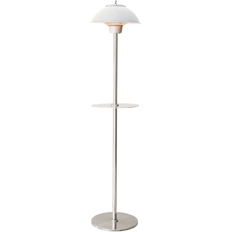 Hanover-6-8inc-Silver-Electric-Infrared-Carbon-Stand-Lamp-with-Two-Heat-Levels