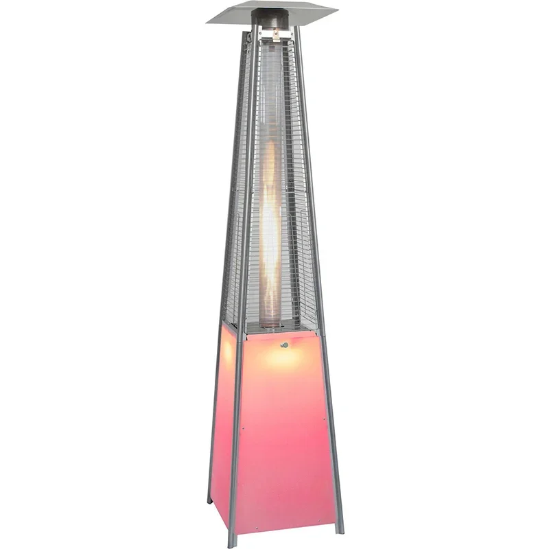 Hanover-7ft-Tall-42000-BTU-LED-Color-Changing-Pyramid-Flame-Glass-Propane-Patio-Heater