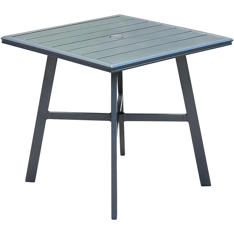 Hanover-Cortino-Commercial-Aluminum-30inc-Square-Slat-Top-Table