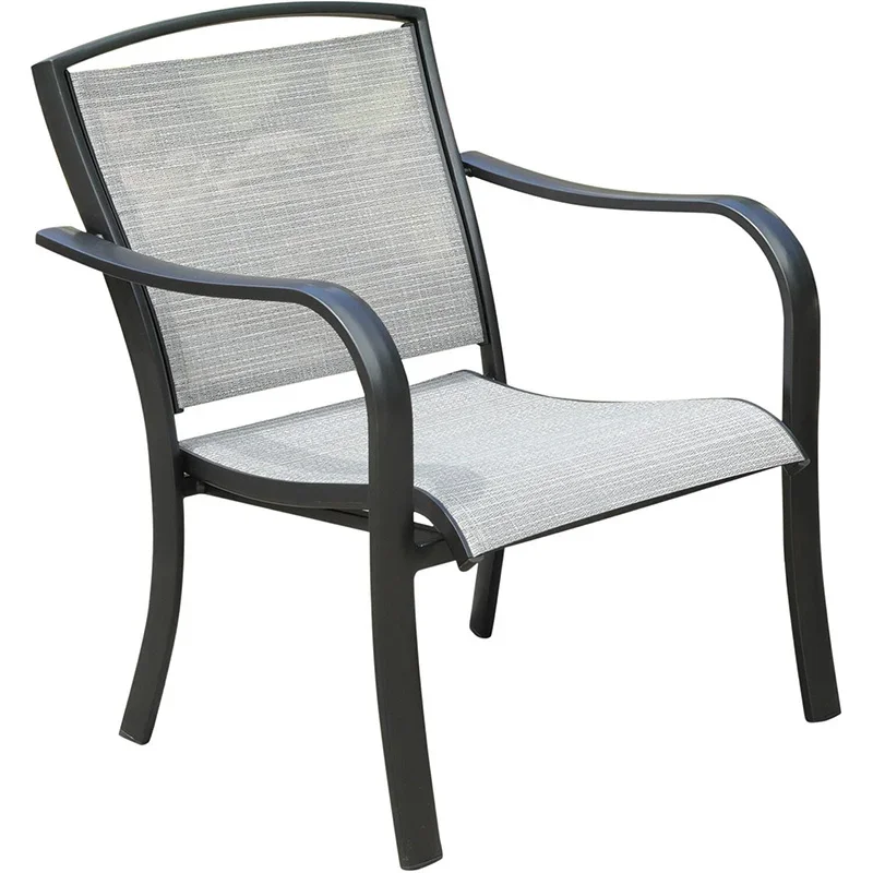 Hanover-Foxhill-Commercial-Gunmetal-Sling-Side-Chair