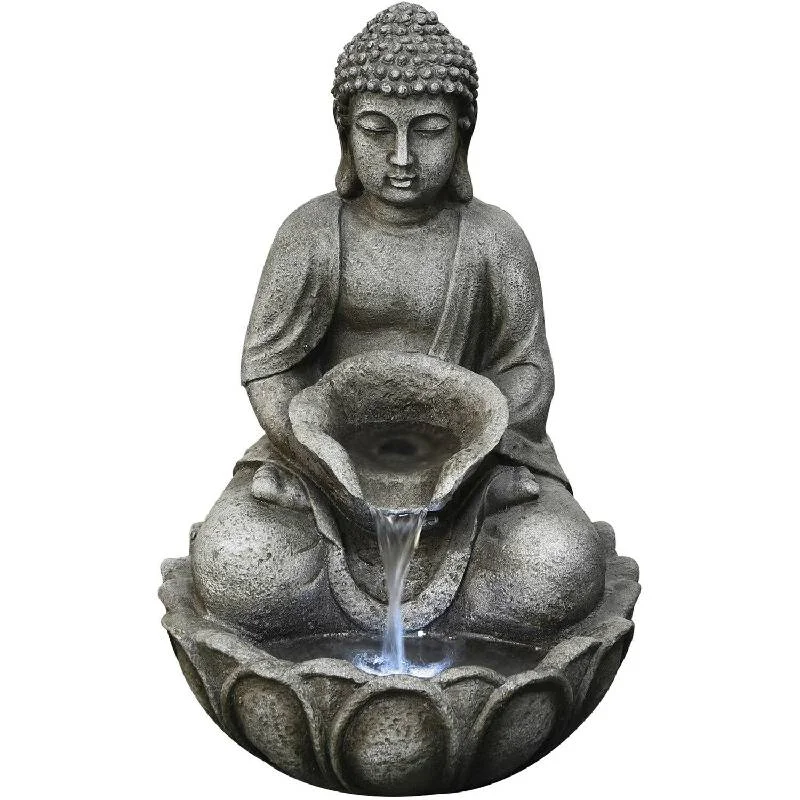 Hanover-HAN021BUDDHA-02-21in-Buddha-Fountain-with-Lights-1