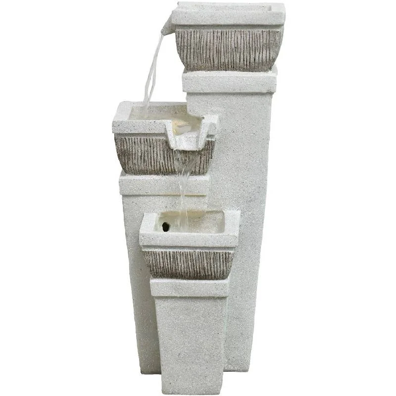 Hanover-HAN030FNTN-11-30in-Three-Tier-Cascade-Polyresin-Fountain-with-Lights-1