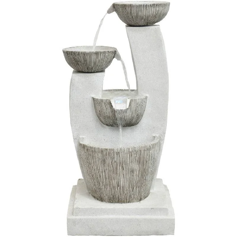 Hanover-HAN033FNTN-01-33in-Three-Tier-Cascade-Polyresin-Fountain-with-Lights-1