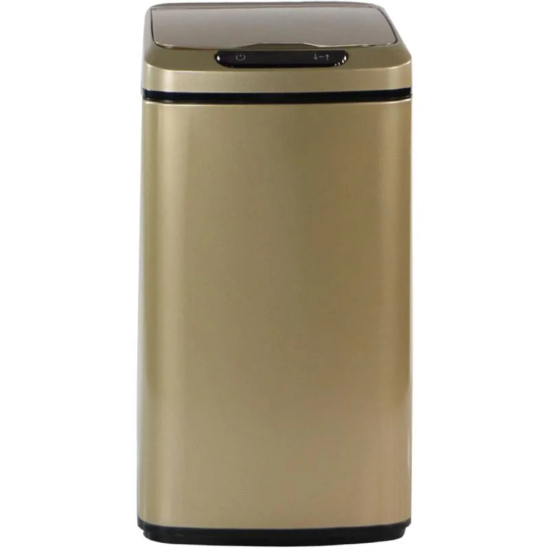 Hanover-HTRASH12L-2-12L-Gold-Stainless-Steel-Motion-Sensor-Trash-Can-1