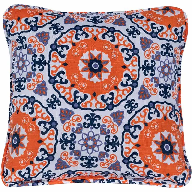 Hanover-Medalian-Pattern-Printed-Orange-Blue-Multi-Colored-Toss-Pillow