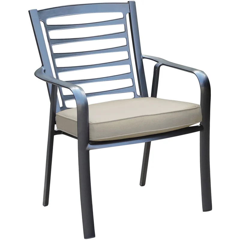 Hanover-Pemberton-Commercial-Gunmetal-Sunbrella-Cushioned-Dining-Chair