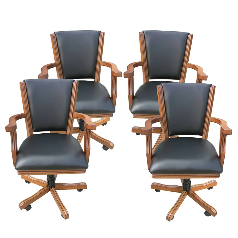 Hathaway-Dark-Oak-Game-Table-Arm-Chairs-Main