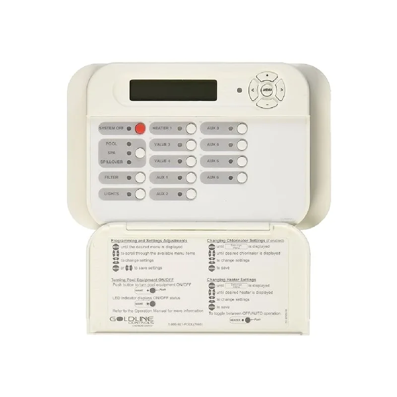 Hayward-AQL2-WW-PS-8-PS8-ProLogic-Wired-Remote-Display-Keypad-White-1