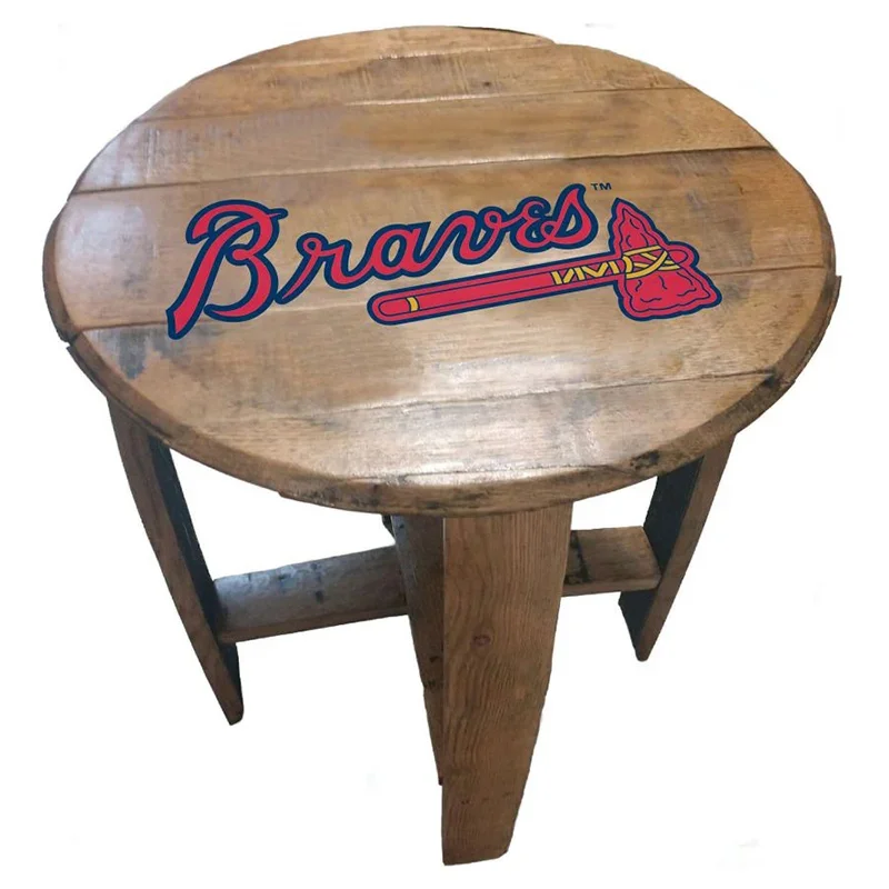 Imperial-Atlanta-Braves-Oak-Barrel-End-Table2