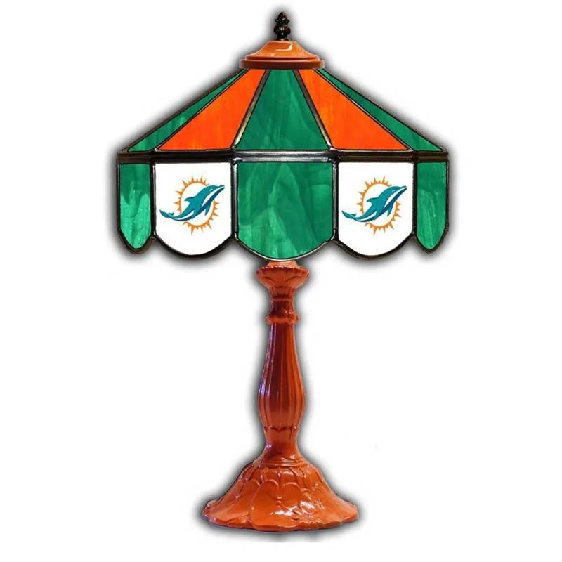 Imperial-Miami-Dolphins-21-Glass-Table-Lamp