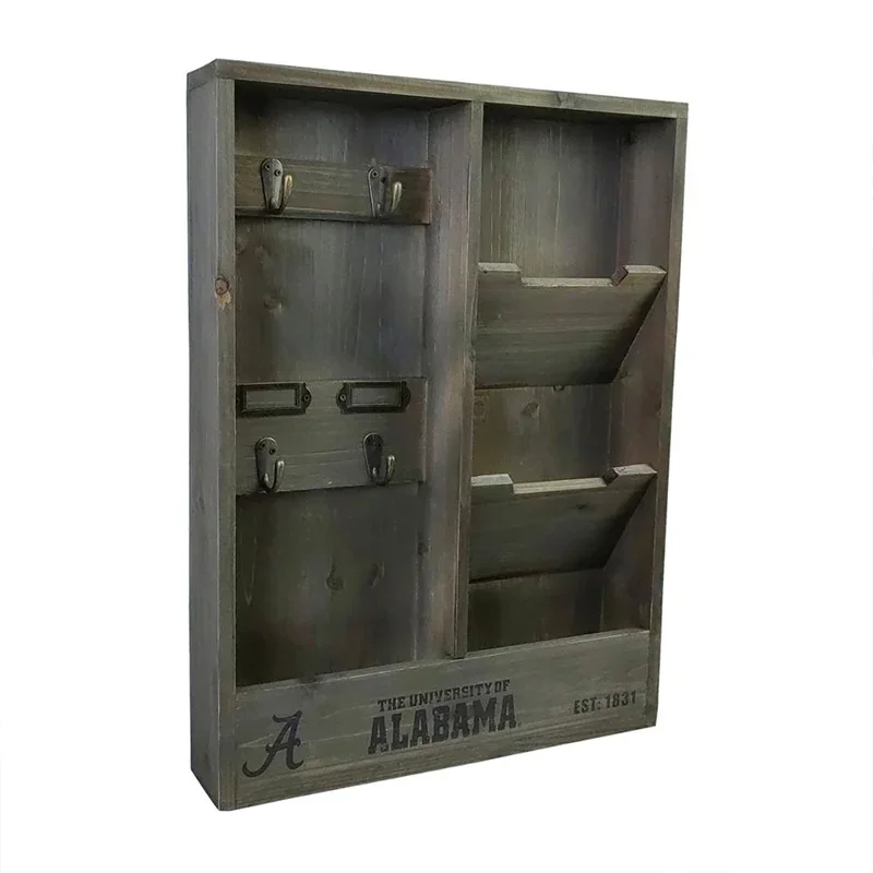 Imperial-University-of-Alabama-Rustic-Wood-Office-Organizer