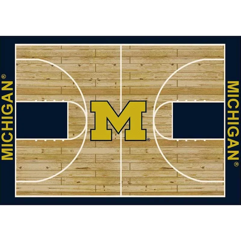 Imperial-University-of-Michigan-8-x-11-Courtside-Rug1