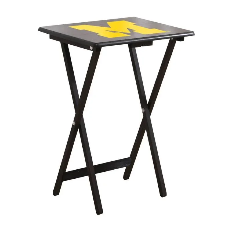 Imperial-University-of-Michigan-TV-Tray-Set