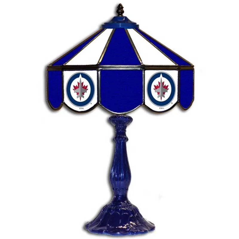 Imperial-Winnipeg-Jets-21-Glass-Table-Lamp