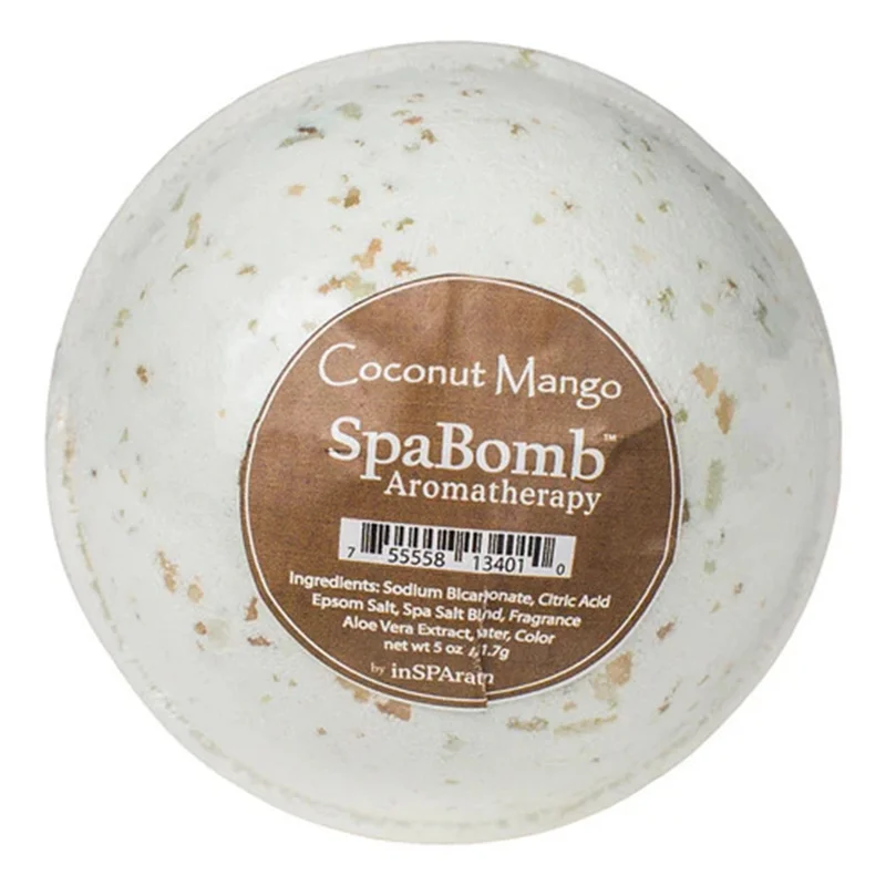 InSPAration-741-SB-12-Per-Case-5-Oz-SpaBomb-Spa-Bath-Aromatherapy-Coconut-Mango