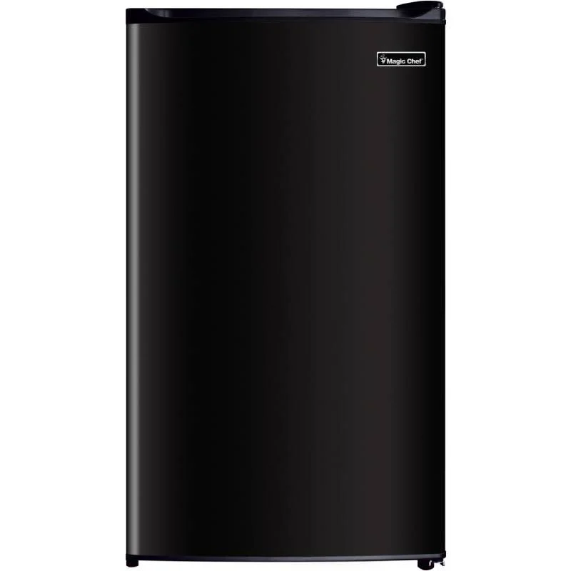 Magic-Chef-MCAR240SE2-2.4-CuFt.-Black-and-Stainless-Steel-Mini-Fridge-1-1