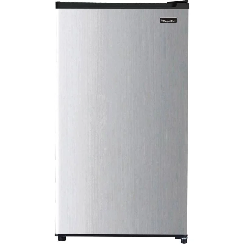 Magic-Chef-MCAR320PSE-3.2-CuFt.-Black-and-Stainless-Steel-Mini-Fridge-1