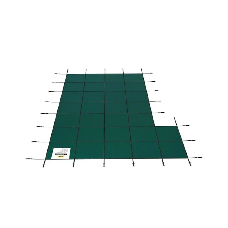 Merlin-25M-T-GR-SmartMesh-Mesh-Safety-Cover-16-Ft.-x-32-Ft.-Rectangle-with-4-Ft.-x-8-Ft.-Right-Step-Cover-Green-1