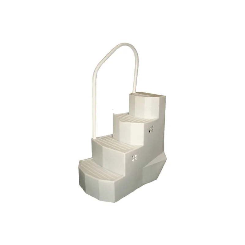 Merlin-30130-Duke-Staircase-Single-Rail-Gray-Granite-for-Above-Ground-Pools-1