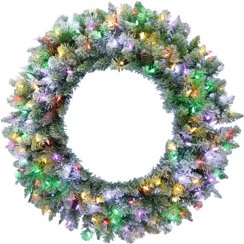 MultiColoredFrostedWreathimg1